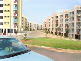 The Singapore Class Township is the first integrated township built in Hyderabad.