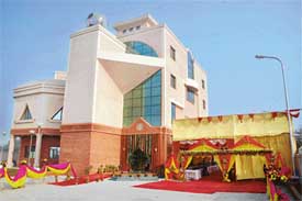 The All-India Football Federations newly constructed Football House in Delhi