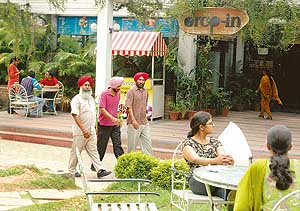 Waiting for the Amritsari cuisine.