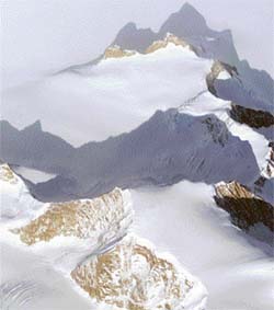 Between 2002 and 2005 Antarctica lost its ice at a rate of 36 cubic miles a year
