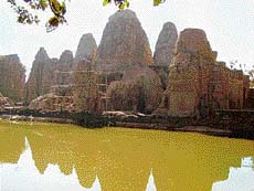 A temple at Masrur village in Kangra.