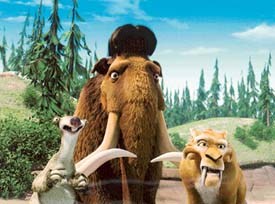 A still from Ice Age 2: The Meltdown