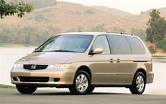 A Honda Odyssey in an undated photo.