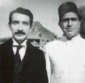 With Ben Kingsley in Gandhi