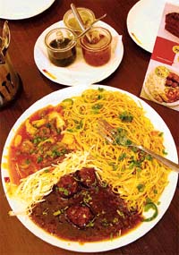 Cart away Chinese meals.