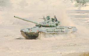A file picture of T-72 during an exercise.