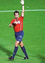 FIFA referee Jorge Larrionda from Uruguay is a parrot breeder too