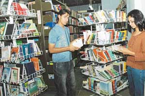 Libraries seem the favourite haunt of the city youngsters during Junes sweltring heat.