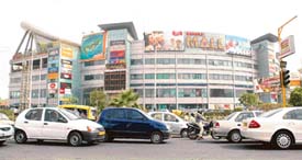 A view of a mall in Gurgaon. 
