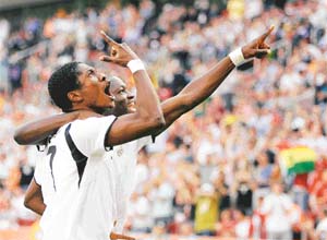 Ghana pulled off a major upset when they defeated the Czech Republic, the worlds number two team