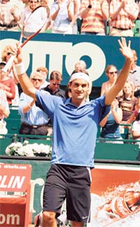 Roger Federer is looking for his fourth successive Wimbledon title