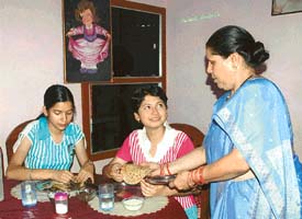 Grannys recipes are tasty and healthy.  Photo by Pradeep Tewari