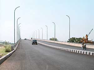 Lack of awareness about the opening of the Morinda bypass has very little flow of traffic.
