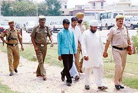 Agrofed scam accused being produced in court in Ambala