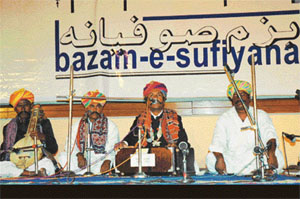 Artistes from Rajasthan perform at the music fest
