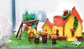 A creation (top) by Navpreet Kohli. 