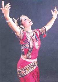 Ranjana Gauhar striking a pose