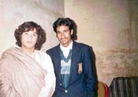 With his idol Zakir Hussain