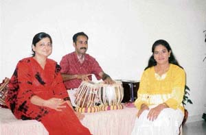 Praveen Rathi with one of his co-artiste