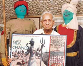 Accomplishments apart, Nek Chand is a harried man as the UT Administration has not cleared his outstanding medical bills for almost a year