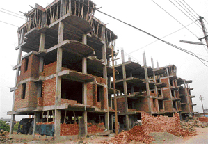As many as 6,400 flats are being constructed at Baddi by private realtors and the booking response is poor. 