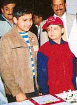 Negi with Sahaj Grover