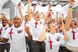 Football is nothing less than a religion for English fans