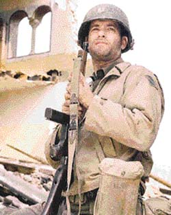 Tom Hanks in Saving Private Ryan