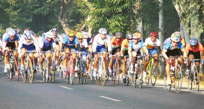 File photo of the 25th BSA Asian Cycling Championship held at Doraha, near Ludhiana
