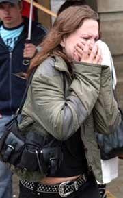 A relative of a victim of the Airbus A-310 crash at the airport of Russias Siberian city of Irkutsk on Sunday.