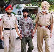 Sushil Mukhiya, who was arrested by the police in Ludhiana on Sunday for allegedly murdering a migrant labourer . 