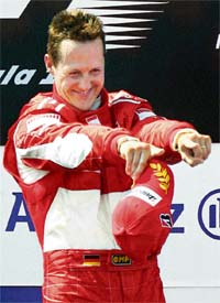 Michael Schumacher has been in prime form on the Formula One circuit this year