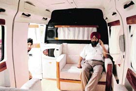 For P.S. Chhatwal his vehicle is a home away from home