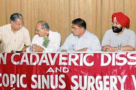 Delegates share their views at a workshop on ENT in Ludhiana