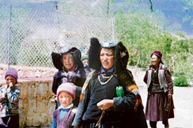 Zanskari women during Buddha Purnima 