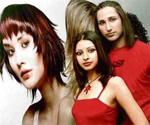 Models try out new looks at Le coiffure, Manimajra