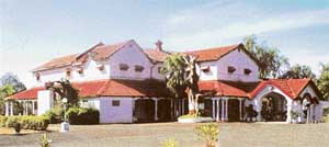 This building, constructed in the early 20th century, is the Officers Mess of the College of Material Management at Jabalpur