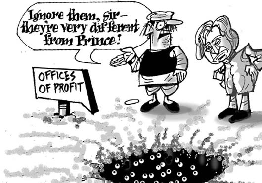 Editorial cartoon by Rajinder Puri