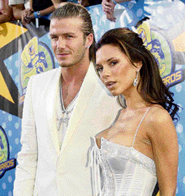 Victoria with husband David Beckham