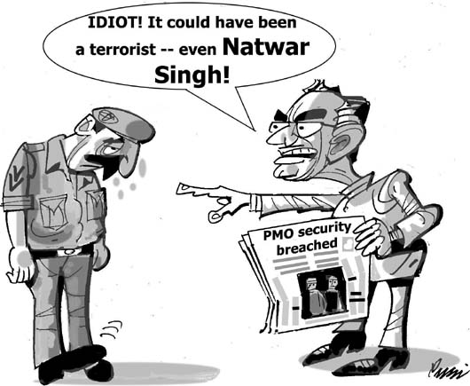 Editorial cartoon by Rajinder Puri