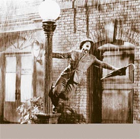 Gene Kelly in Singin in the Rain