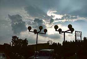 Clouds play hide and seek with the sun in Ludhiana on Wednesday.