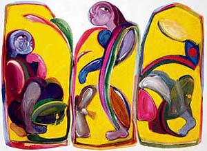 A painting by Bhiwani Katoch