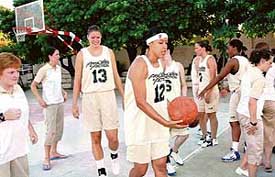 The basketball team from the USA is all set to play a friendly match with Chandigarh XI in Chandigarh on Friday. 