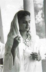 Maharani Sita Devi, the second wife of Maharaja Pratapsinh Gaekwad 