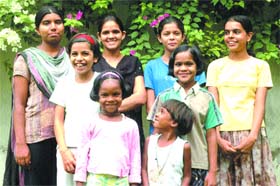 Young girls at the Pushpa Gujral Nari Niketan in Jalandhar have abundant hope and happiness