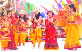 Tiny-tots of the CT Public School celebrate Janmashtami