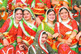Smiling faces of young participants bloom during the Independence day celebrations held at Guru Gobind Singh Stadium in Jalandhar