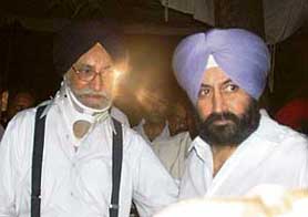 Mr S.S. Barnala, Tamil Nadu Governor, at his Sector 7 residence in Chandigarh on Friday night.