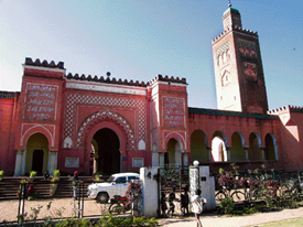 The Moorish Mosque, modelled after the Qutbia Mosque in Marakesh, at Kapurthala Photo by the writer